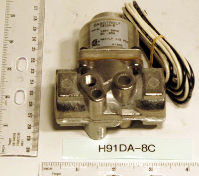 BASO H91DA-8C Automatic Gas Valve 120v 1/2x1/2 240.000btu Replaces H91DA-8C