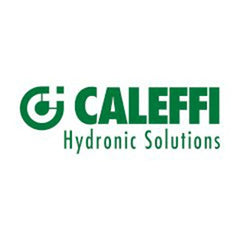 Caleffi 6686E5S1A 1 TwistFlow Manifold w/ Temp Gauge (5 Outlets)