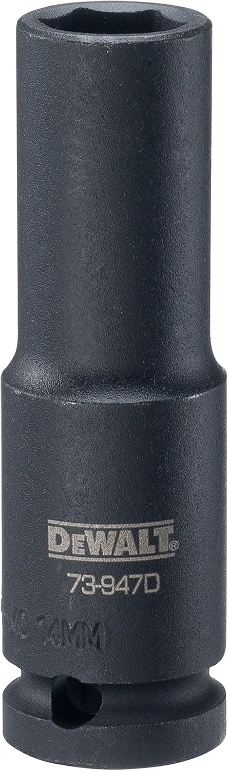 DEWALT DWMT73947B 6 Point 1/2 Drive Deep Impact Socket 14MM