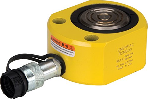 Enerpac RSM500 Flat Jac Single-Acting Low-Height Hydraulic Cylinder 50 Ton