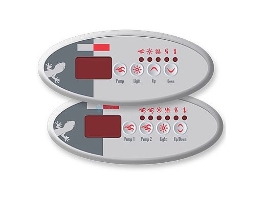 Gecko 0202-007154 TSC-9 Electronic Keypad 4-Button, LED, 2 Overlays Included