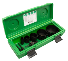 Greenlee 835 Electrician's Bi-Metal Hole Saw Kit, 1/2 thru 4, with Case