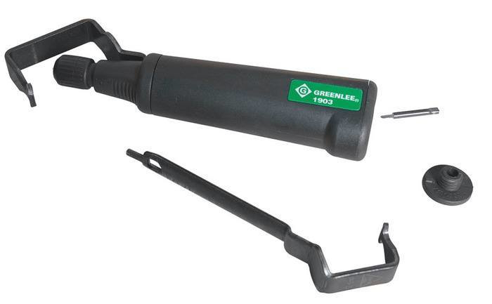 Greenlee 1903 7 Pocket Cable Stripping Tool with High-Carbon Steel Blade, 8 AWG - 1250 Kcmil