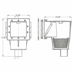 Hayward SP1094WF Dyna Skim With Wood Flg | 1 Pack