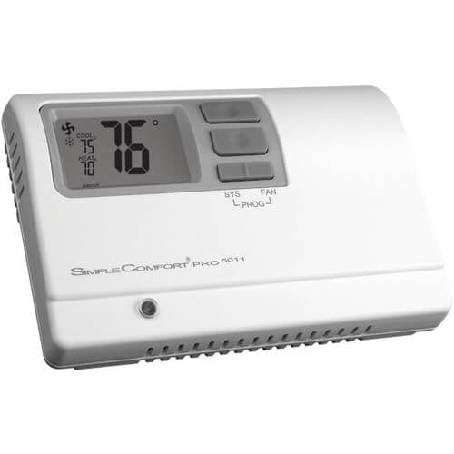 ICM Controls SC5211 SimpleComfort PRO Programmable Thermostat - 2 Heat/2 Cool/2 Heat Pump with Auto Changeover