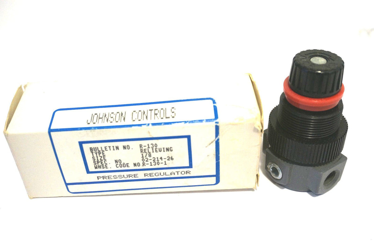 Johnson Controls R-130-1 Air Pressure Reducing Valve, 1/8 NPT, 1/0.5 scfm/L/s Flow Capacity