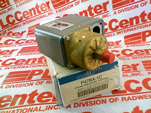 Johnson Controls P47BA-1C Penn Series P47 Steam Pressure Limit Control, Contacts Close On Rise Automatic Reset, SPST Switch, 0-15 psi