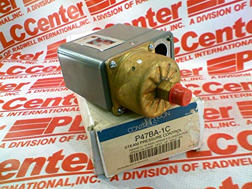 JOHNSON CONTROLS Johnson Controls P47BA-1C Penn Series P47 Steam Pressure Limit Control, Contacts Close On Rise Automatic Reset, SPST Switch, 0-15 psi