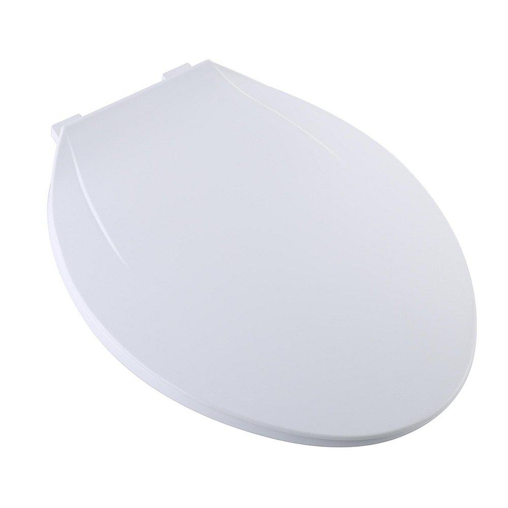 Jones Stephens U100600 Plastic Elongated Closed Front Toilet Seat in White