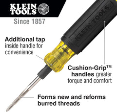 Klein Tools 626 Tapping Tool, 6-in-1, Cushion Grip