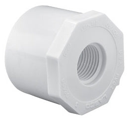 Lasco 438248 2 x 3/4 Spigot x FPT Schedule 40 Lead-Free PVC Reducing Bushing