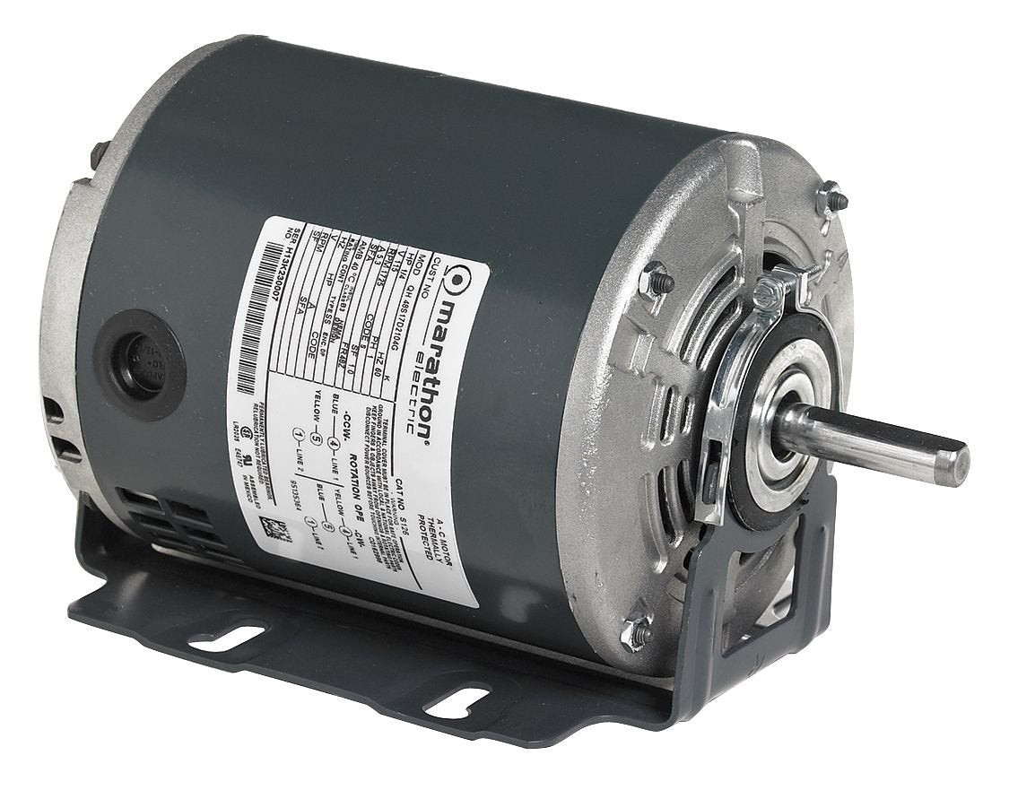 Marathon Electric M4422 General Purpose Motor, 3/4 hp, 1 Speed, 115 VAC