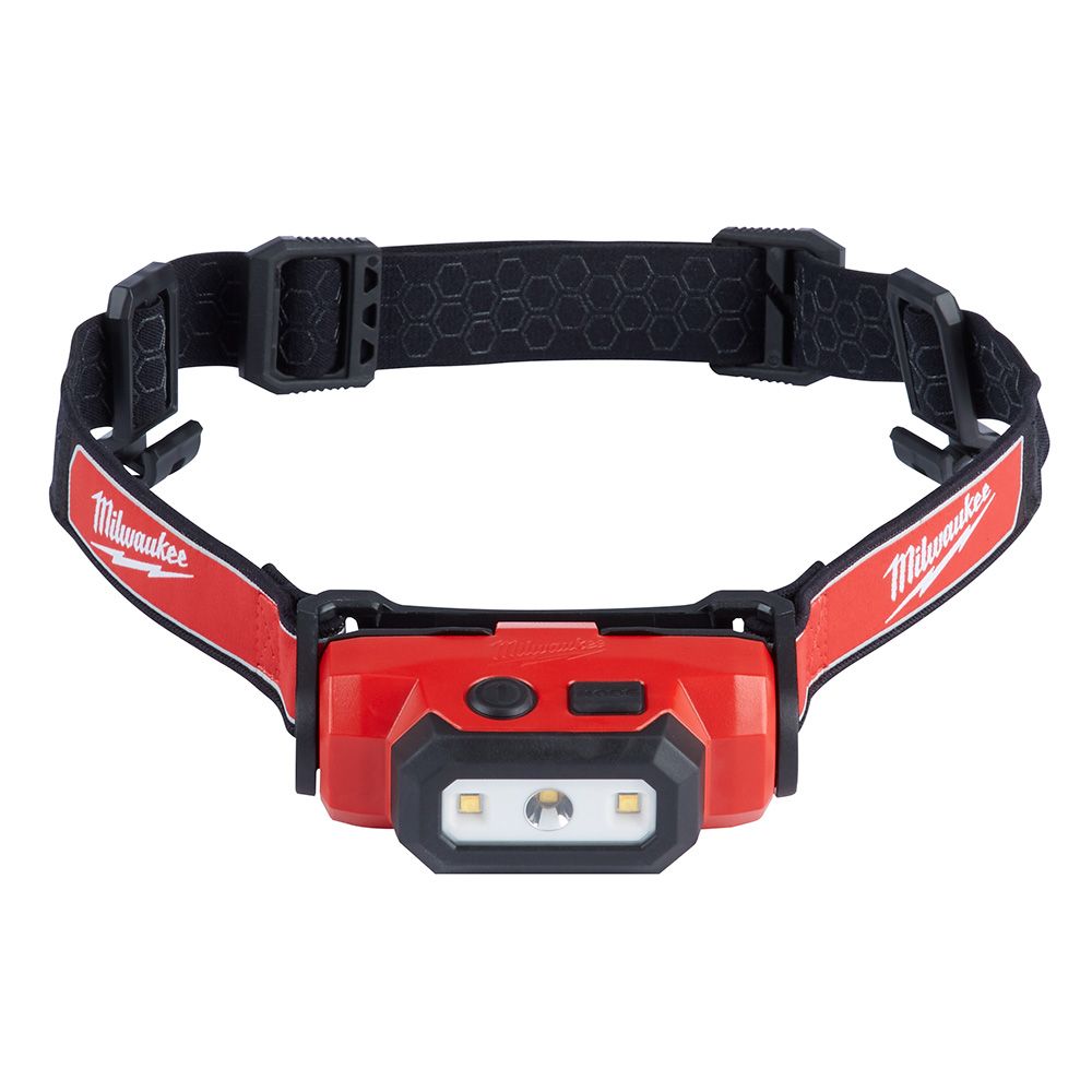 Milwaukee 2111-21 Hard Hat Headlamp 475 Lumens USB Rechargeable