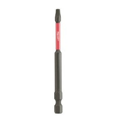 Milwaukee 48-32-4795 SHOCKWAVE 3-1/2 Impact Square Recess #2 Power Bits (25 Pack)