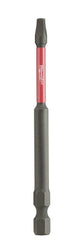 Milwaukee 48-32-4795 SHOCKWAVE 3-1/2 Impact Square Recess #2 Power Bits (25 Pack)