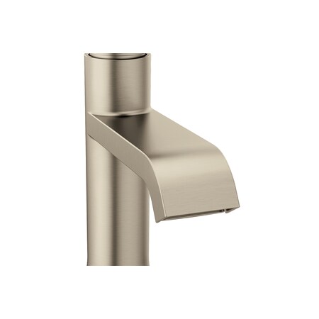 Moen 6702BN Genta LX One-Handle Bathroom Faucet Brushed Nickel