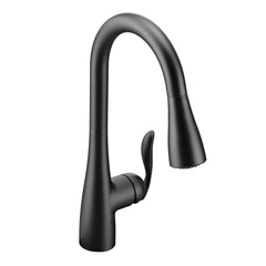 Moen 7594BL Arbor One-Handle Pulldown Kitchen Faucet Matte Black