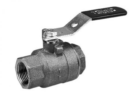 NIBCO NL9502A T-585-70-UL 1 in. Bronze Full Port Threaded 250# Ball Valve