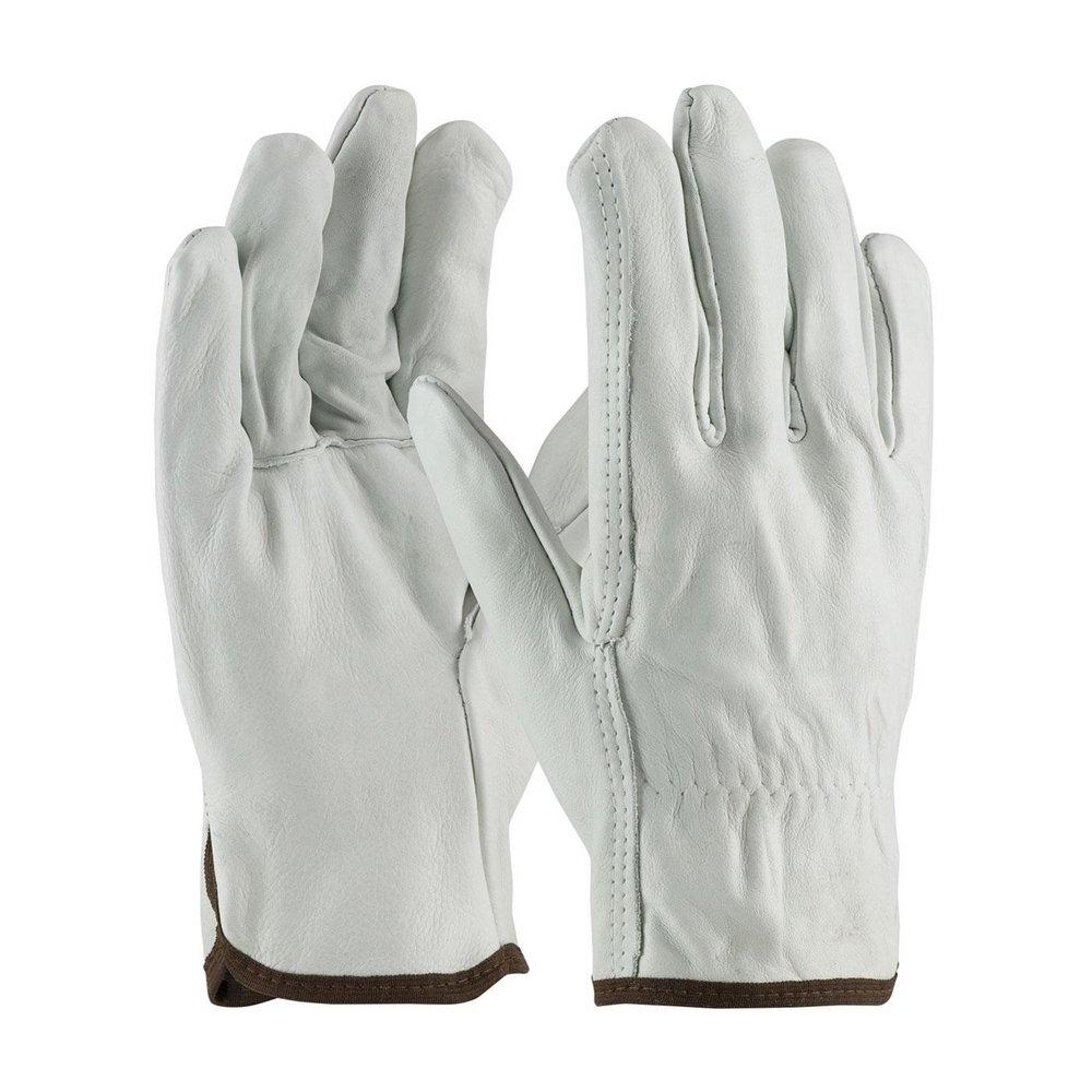 PIP 68-101/L L Size Top Grain Cowhide Leather Driver Gloves in Natural