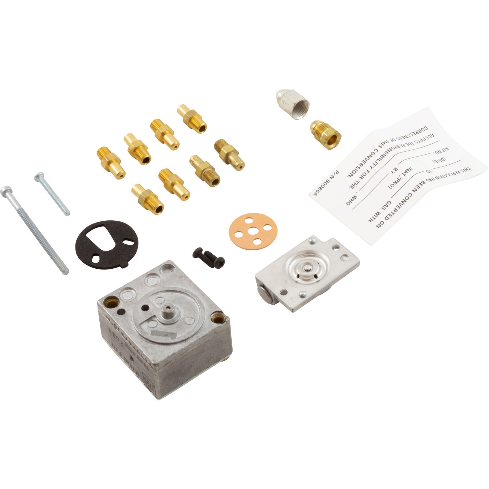 Raypak 004916B Conversion Kit LP to NG MV