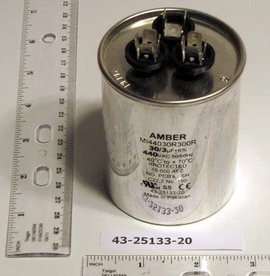 Rheem 43-25133-20 Capacitor - 30/3/440 Dual Round