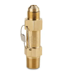 Sherwood Valve 3020-450 Brass Refrigeration Pressure Relief Valve Set @ 450 PSIG 1/2 in. Male Flare x 5/8 in. Male NPT