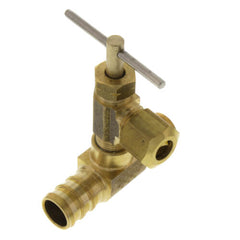 Sioux Chief 637XG9220 Ice Maker Valve 1/2 PEX Crimp x 1/4 OD Compression Replacement MPN