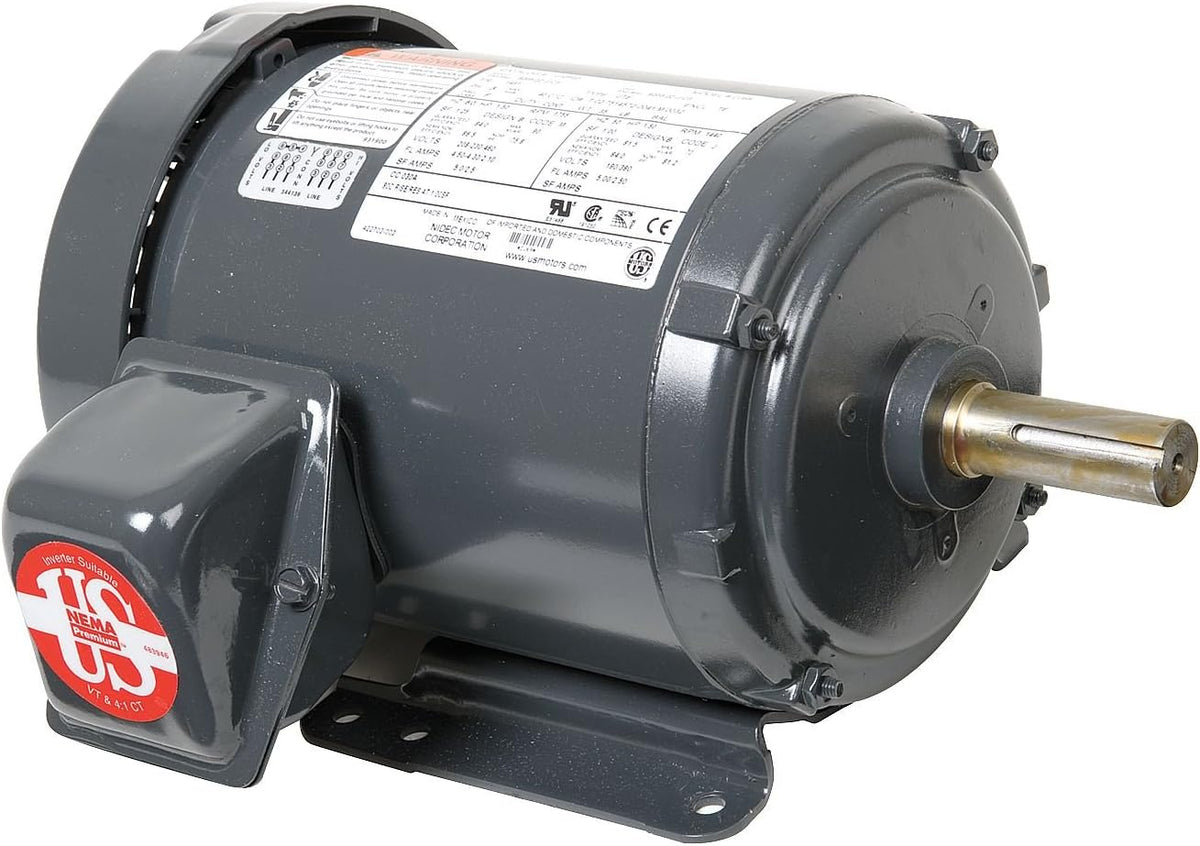 US Motors U1P2D 3-Phase General Purpose Motor 1 HP 1755 RPM