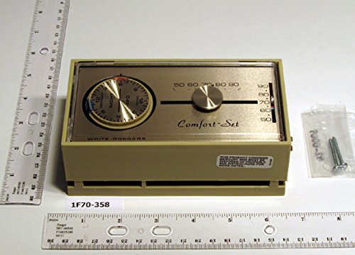 White-Rodgers 1F70-358 Low Volt Clock Stat Heat Only