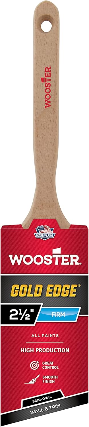 Wooster 5236-2 1/2 Edge SemiOval Angle Brush 2 1/2 Inch Replacement MPN