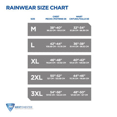 West Chester 4036/M Rainwear 0.35 Mm Polyester Jacket – Each