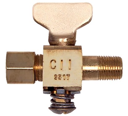 Conbraco 5611101 1/8 MPT x 1/4 Tube Plain Pilot Cock