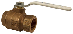 Conbraco 77CLF-204-01A 3/4 x 3/4 C x C 600 PSI CWP Non-Shock Ball Valve