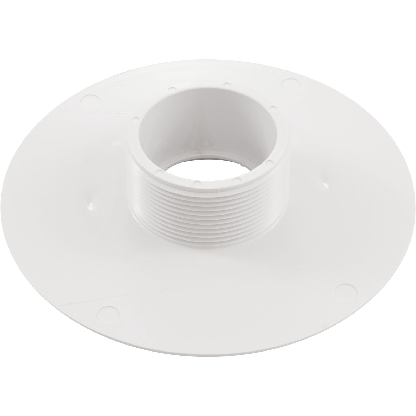 AquaStar 620T15S101 6 Sumpless Bulkhead 2 MPT x 1.5 Slip Wall Fitting - White