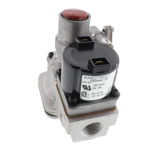 Baso G93AAB-6 1/2 Combination Auto. Gas & Top Adjust Pilot Flow Rotor B Valve 120V