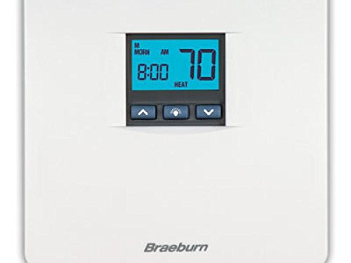 Braeburn 5200 Programmable Digital Thermostat for Heat Pump Applications