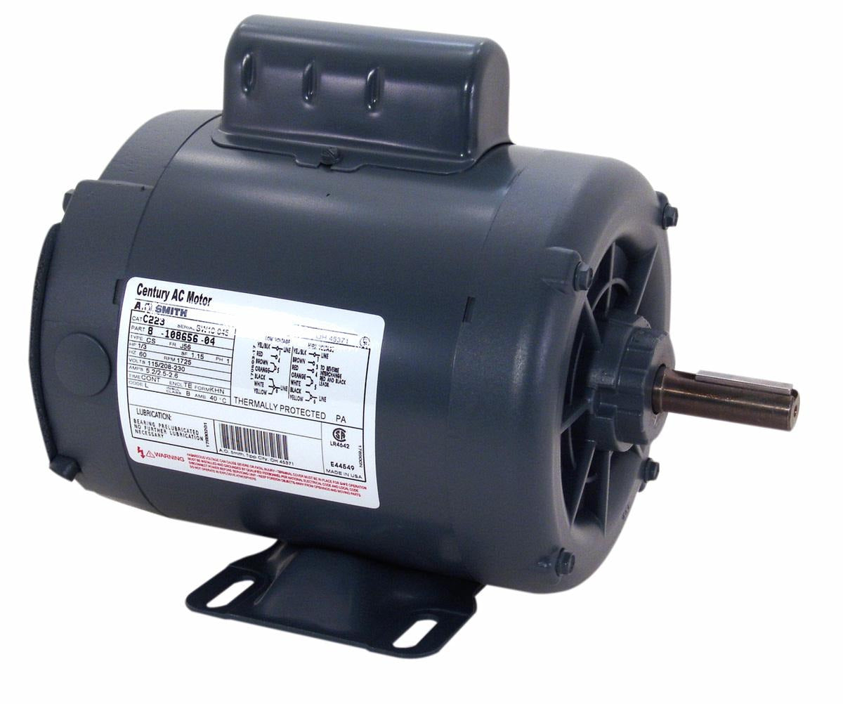 Century UB220 Aeration Fan Motor 1/2 HP 115/230V