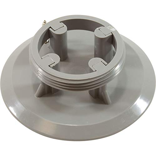 Custom Molded Products 25527-101-100 Floor Inlet Fitting Cover With Screw Gray