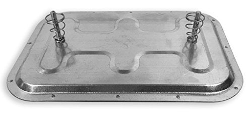 Ductmate D1814F2GA Hi-Temp Flat Sandwich Grease Duct Access Door - Galvanized - 2300 Degree