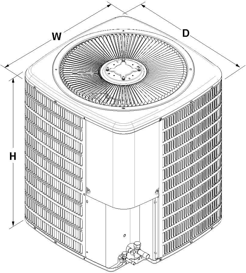 Goodman GSZ160241 2 Ton 16 SEER Heat Pump