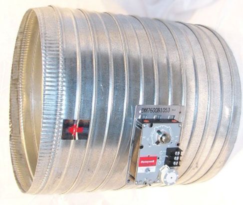 Honeywell DM7600B1053 Single Blade Round Damper 16 Diameter