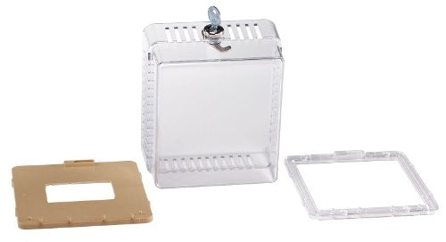 Johnson Controls GRD10A-608 Penn Series G Plastic Guard with Baseplate and Mounting Ring for Thermostat and Humidistat