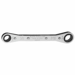 Klein 68201 Ratcheting Box Wrench 3/8 x 7/16-Inch