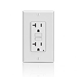 Leviton GFNT2-I Self-Test SmartlockPro Slim GFCI 20 Amp 125 Volt Receptacle With LED Indicator