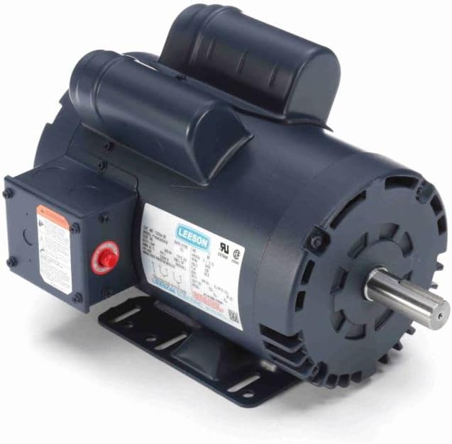 Leeson 120554 Leeson Motors - 5HP - 230V - 3450RPM - Rigid Mount