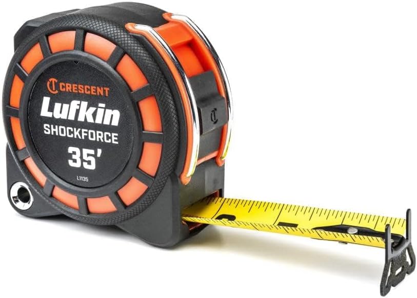 Lufkin L1135 Shockforce Dual Sided Tape Measure 35 Feet