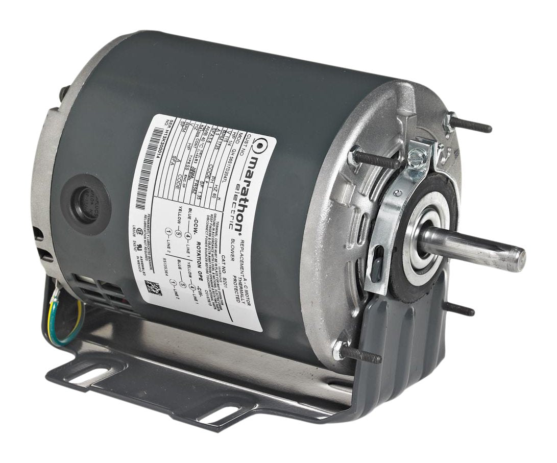 Marathon Electric M4355 Marathon 4355 Belt Drive Motor 1/4 hp 1725 RPM 115 Volts