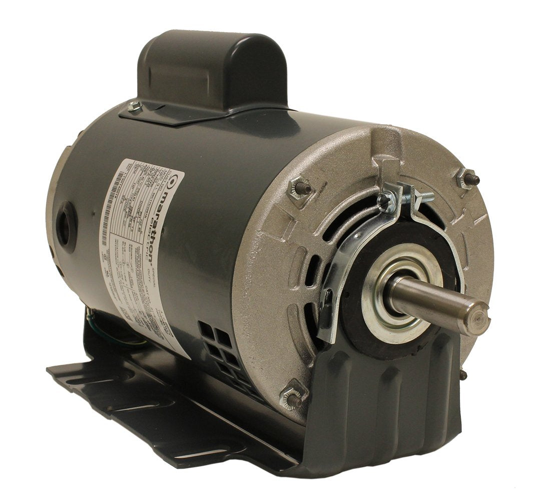 Marathon Electric MS115 Marathon S115 56 Frame General Purpose Motor, Single Split Phase, Resilient Base, Open Drip Proof, 10.4/5.2 amp, 3/4 hp, 1800 RPM, 115/230V