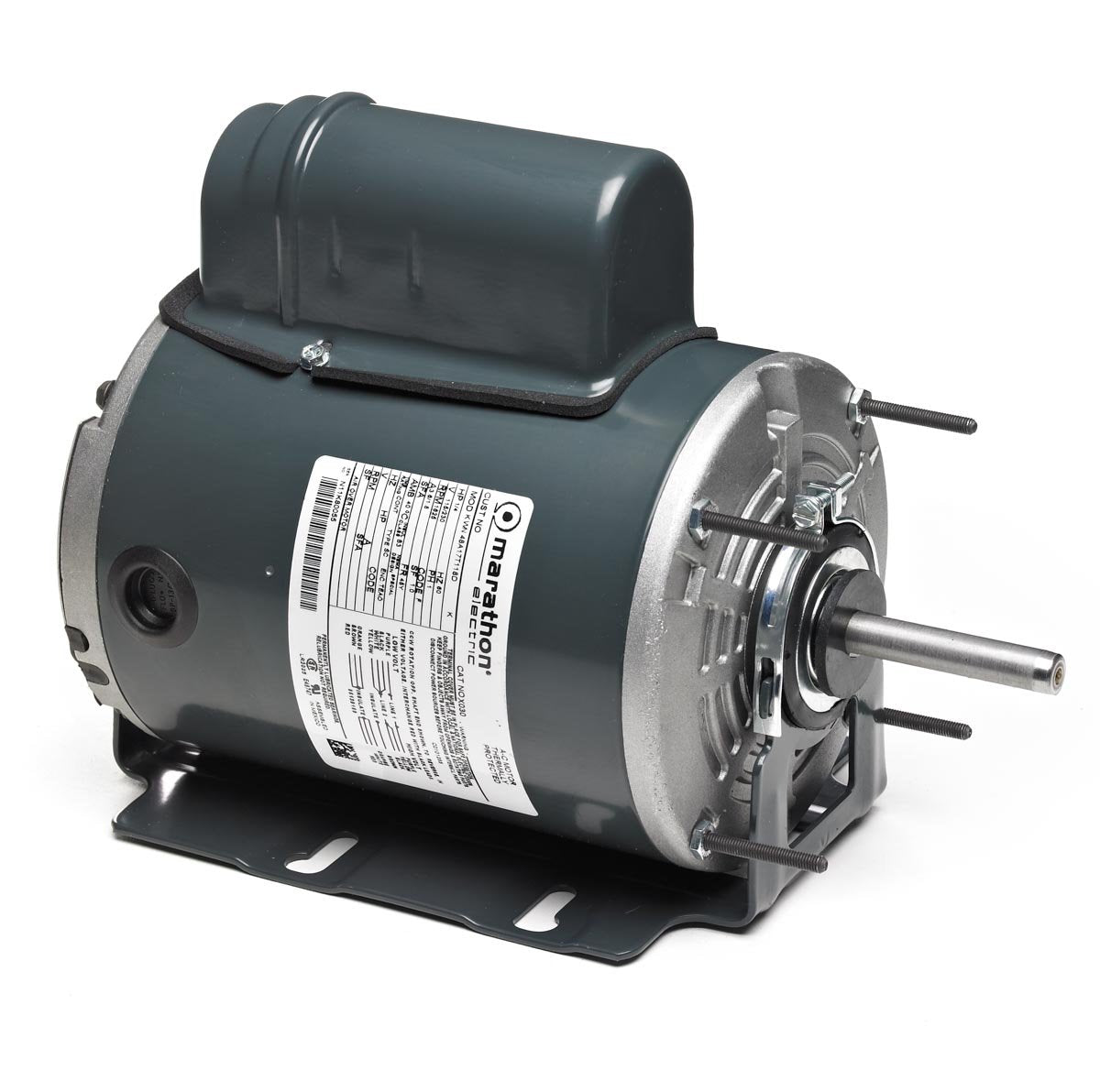 Marathon Electric MX030 Farm Duty Exhaust Fan Motor, 1 Phase, 1/4 hp, 115/230 VAC