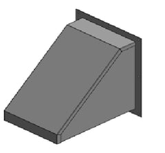 McDaniel Metals DBRD3672 15-1/10 in. Horizontal Barometric Relief Damper